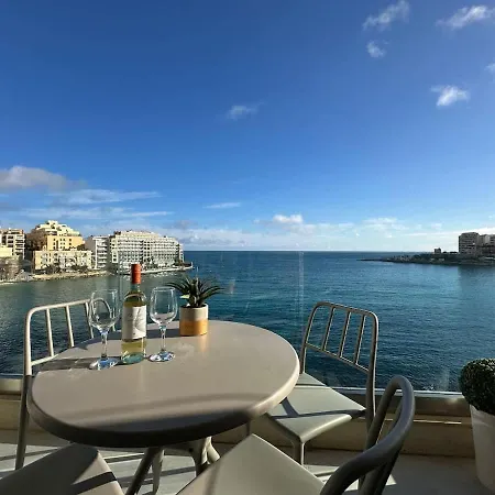 Apartment Stunning Seafront Duplex In Location Saint Julian's